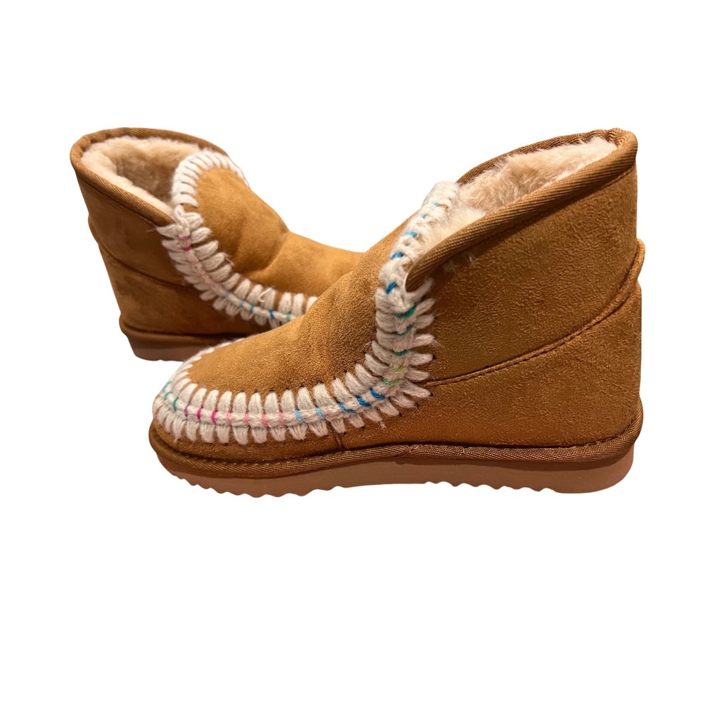 Wild Pair Jolene Women's Embroidered Slippers Booties size 7 Boots Boho NIB - Picture 3 of 5